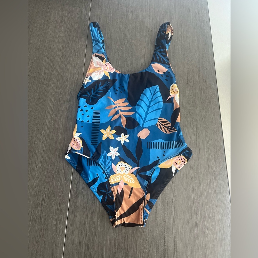 Vibrant Floral One-Piece Swimsuit by Stone Fox Swim - S